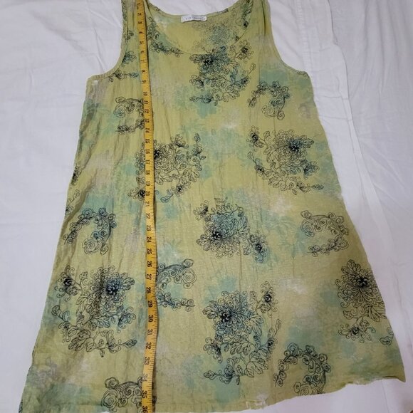 Cut Loose Dress XL Summer Dress Comfortable wrinkle style print - Picture 4 of 13